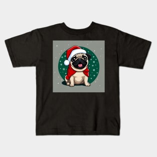 Xmas Pug Kids T-Shirt